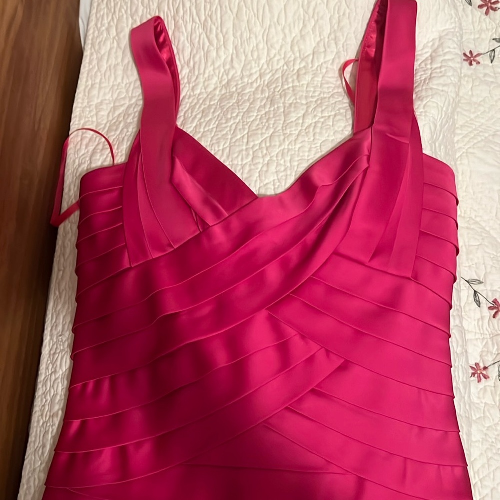BCBGmaxazria pink mini dress